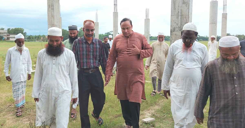 বালাগঞ্জে মসজিদ পুননির্মাণে প্রবাসী আব্দুল আজিজ মাসুক’র ৫লাখ টাকা অনুদান ঘোষণা