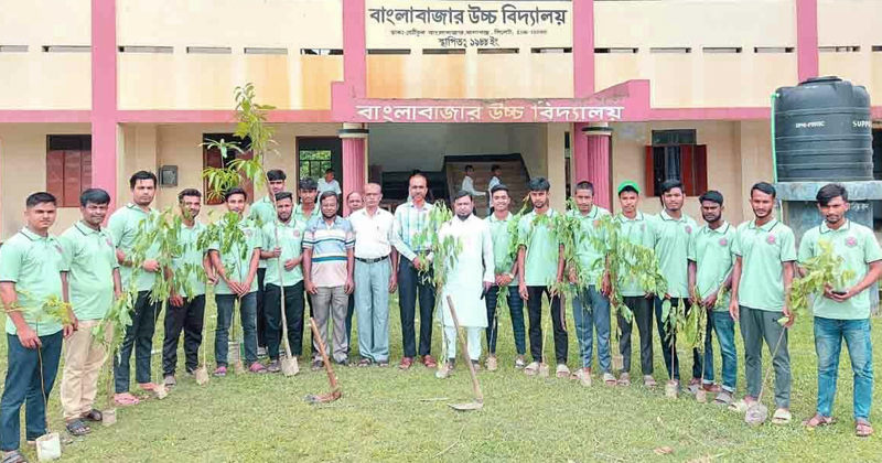 বালাগঞ্জে বাংলাবাজার ছাত্রকল্যাণ সংস্থার বৃক্ষরোপণ কর্মসূচি অনুষ্ঠিত
