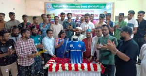 বিশ্বনাথ উপজেলা ফুটবল দলের জার্সি উন্মোচন