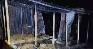 বালাগঞ্জে অগ্নিকাণ্ডে সর্বস্ব হারালেন দরিদ্র বিধবা