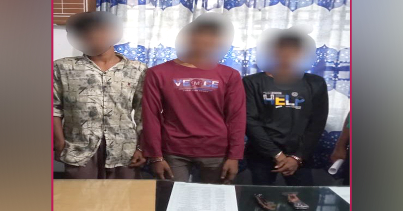 সিলেটে ছিনতাইয়ের সময় তিন যুবক গ্রেফতার, একজনের বাড়ি