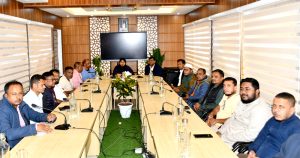 বিশ্বনাথে নবাগত ইউএনও উম্মে কুলসুম রুবির সাথে সাংবাদিকদের মতবিনিময়