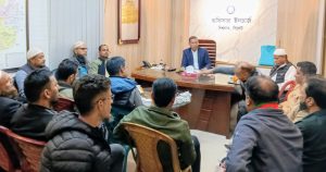 বিশ্বনাথে কর্মরত সংবাদকর্মীদের সাথে নবাগত ওসির মতবিনিময়