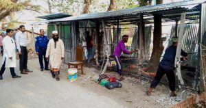 বিশ্বনাথে বাসিয়া নদীর তীরে দুই অবৈধ স্থাপনা উচ্ছেদ করলো প্রশাসন