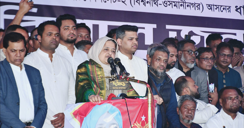 গণতন্ত্র পুনঃপ্রতিষ্ঠার জন্য সবাইকে ধানের শীষে ভোট দেয়ার আহ্বান জানাচ্ছি : তাহসিনা রুশদীর