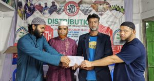 বিশ্বনাথে আর রাহমান এডুকেশন ট্রাস্টের উদ্যোগে গৃহ নির্মাণে নগদ অর্থ বিতরণ