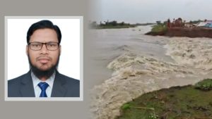 বাম পাশে লেখক মোঃ আনছার আলীর ছবি।